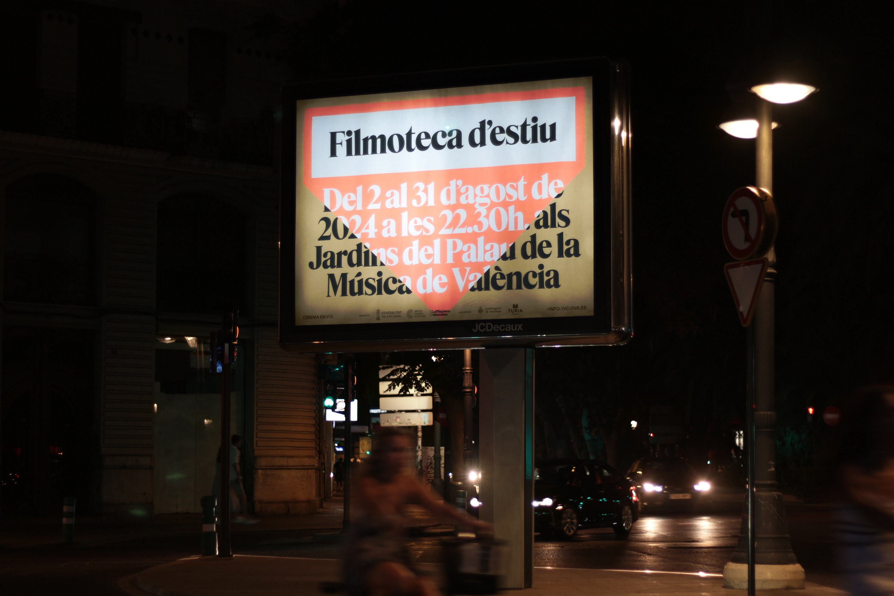 Fase, estudio de diseño gráfico. Filmoteca d'Estiu 2024, imagen gráfica. Cartel
