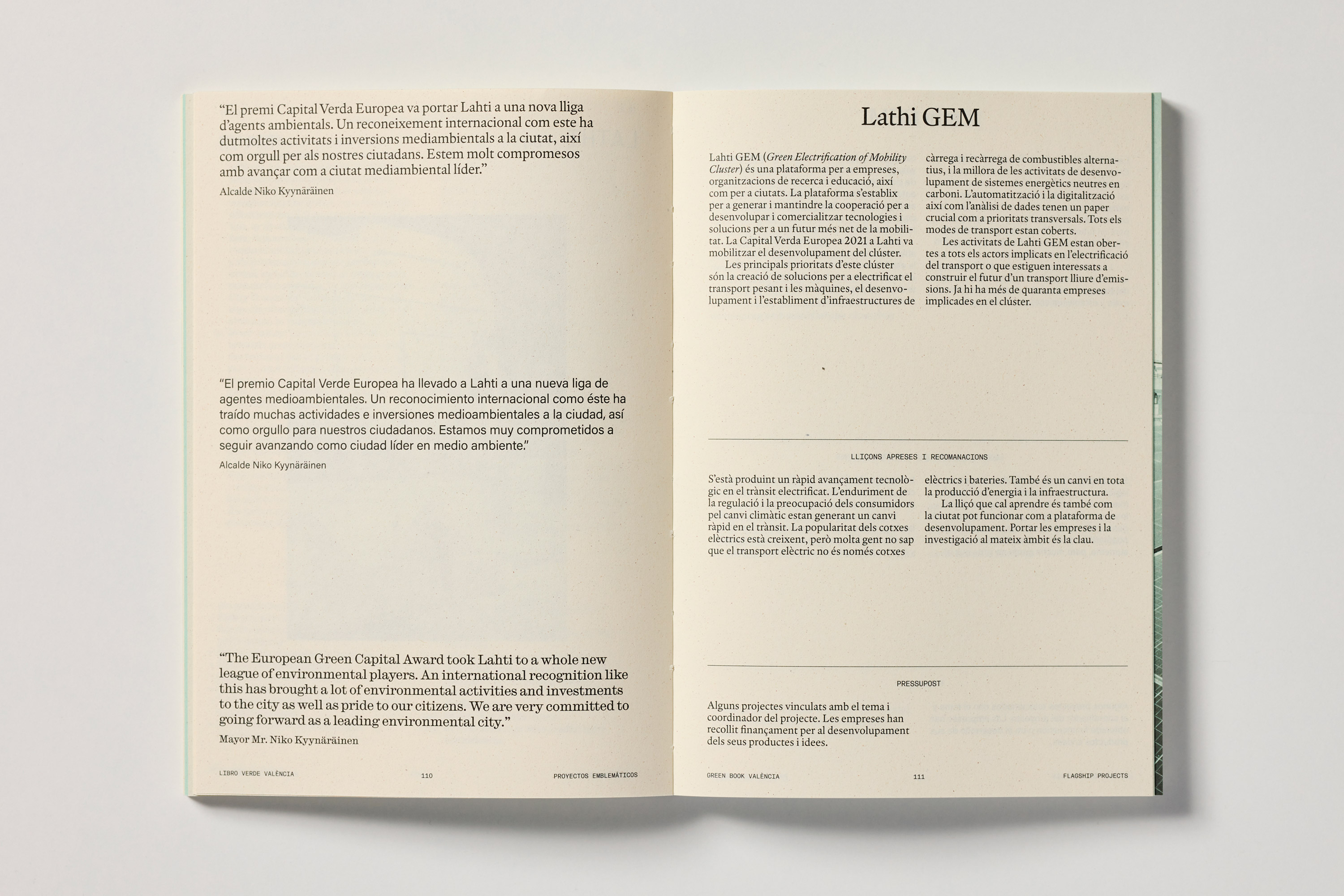 Fase, estudio de diseño gráfico. Libro Verde València