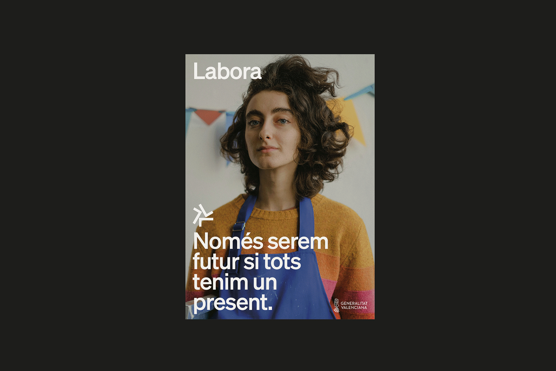 Fase, estudio de diseño gráfico. Identidad Labora, Servicio Valenciano de Empleo y Formación