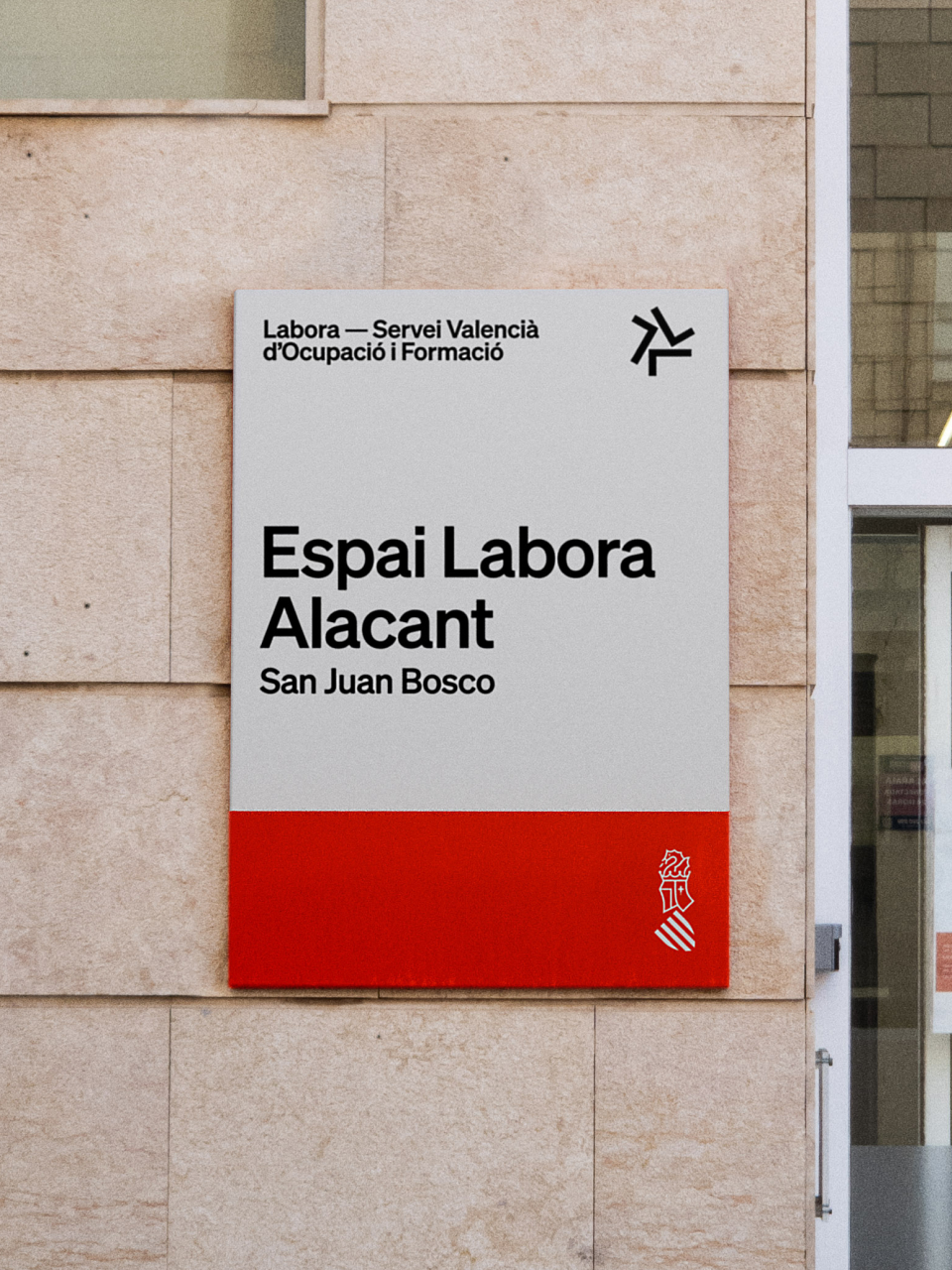 Fase, estudio de diseño gráfico. Identidad Labora, Servicio Valenciano de Empleo y Formación